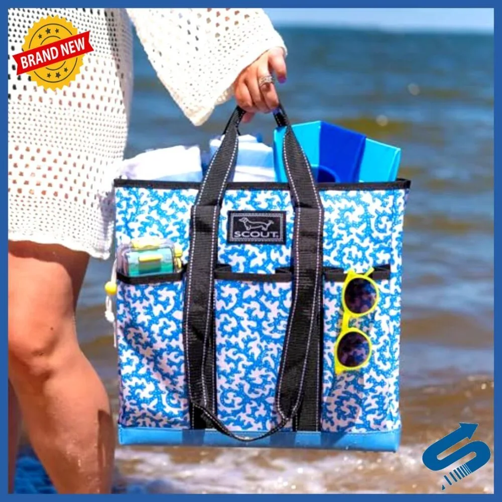 Utility Tote with Multiple Pockets Lightweight Travel Organizer Teacher Bag